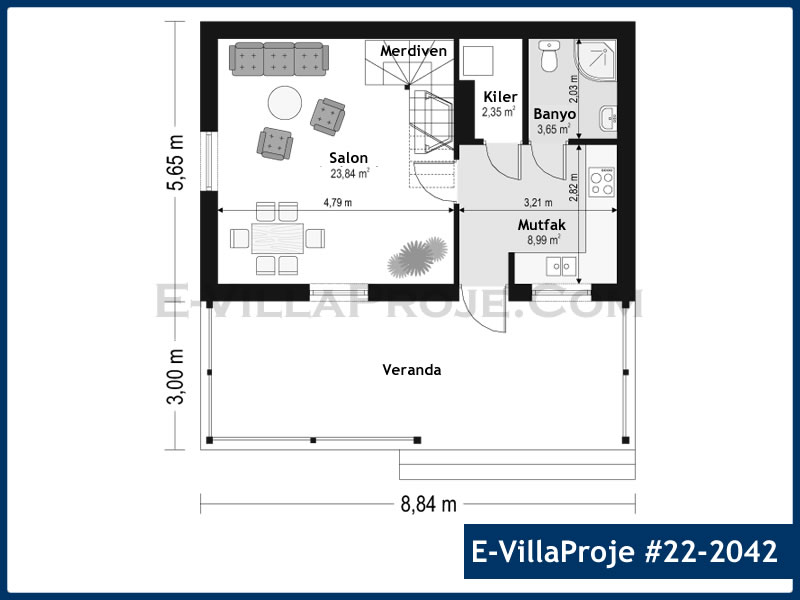 CVL-22-2042 Kat Planı ve Görsel 2