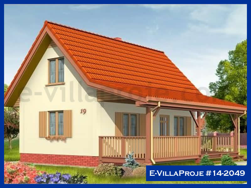 CVL-14-2049 • 100 m² 3+1 Dubleks Çelik Villa - Mimari Kat Planı ve Dış Cephe