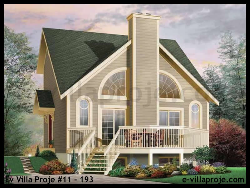 CVL-11-193 • 104 m² 3+1 Dubleks Çelik Villa - Mimari Kat Planı ve Dış Cephe