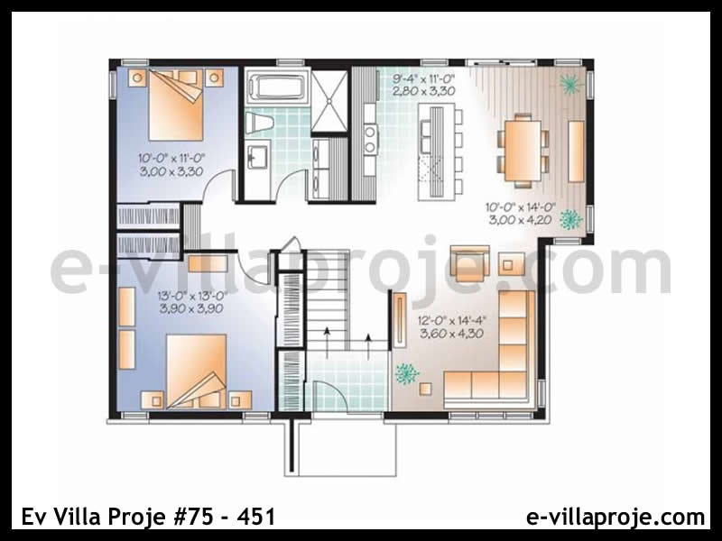 CVL-75-451 Kat Planı ve Görsel 2