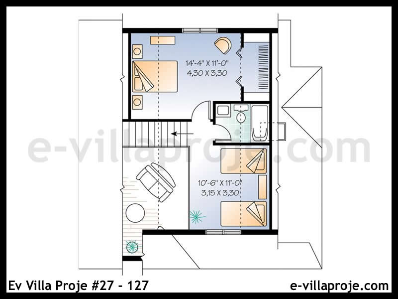 CVL-27-127 Kat Planı ve Görsel 3