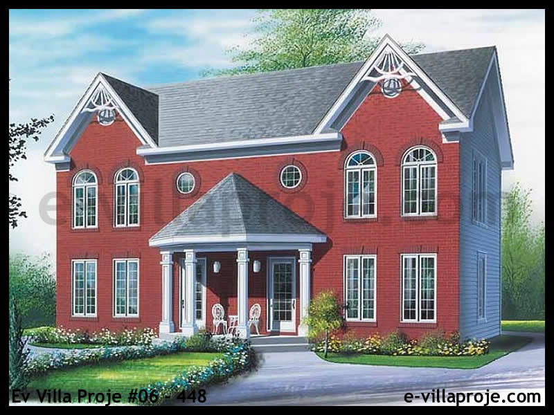 CVL-06-448 • 108 m² 3+1 Dubleks Çelik Villa - Mimari Kat Planı ve Dış Cephe