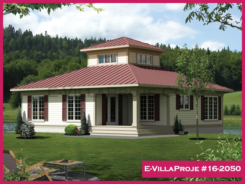 CVL-16-2050 • 108 m² 3+1 Dubleks Çelik Villa - Mimari Kat Planı ve Dış Cephe