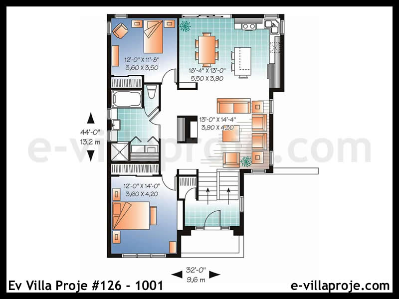 CVL-126-1001 Kat Planı ve Görsel 2
