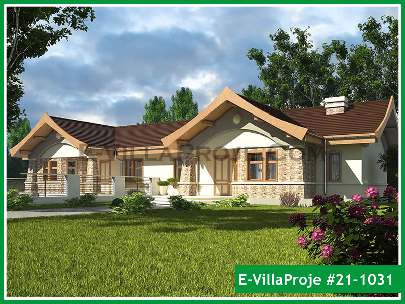 CVL-21-1031 • 111 m² 3+1 Tek Katlı Çelik Villa - Mimari Kat Planı ve Dış Cephe