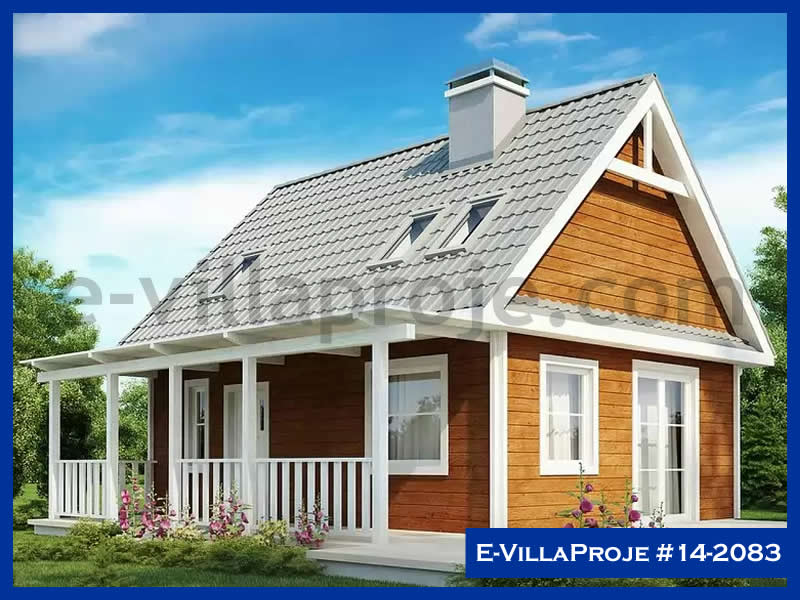 CVL-14-2083 • 112 m² 3+1 Dubleks Çelik Villa - Mimari Kat Planı ve Dış Cephe