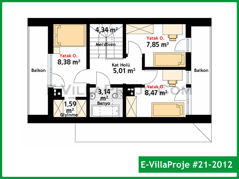 CVL-21-2012 Kat Planı ve Görsel 3