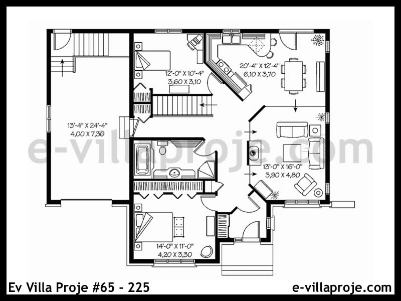CVL-65-225 Kat Planı ve Görsel 2