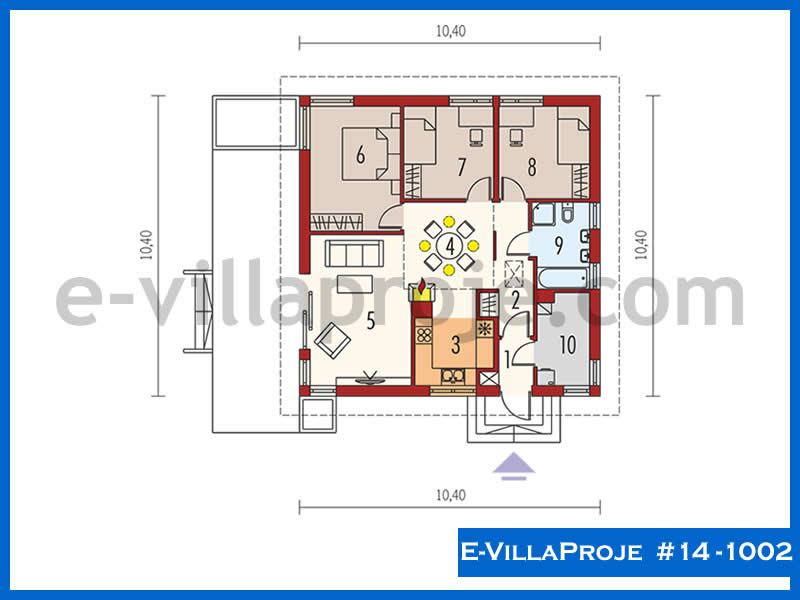 CVL-14-1002 Kat Planı ve Görsel 2