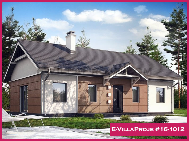 CVL-16-1012 • 115 m² 3+1 Tek Katlı Çelik Villa - Mimari Kat Planı ve Dış Cephe