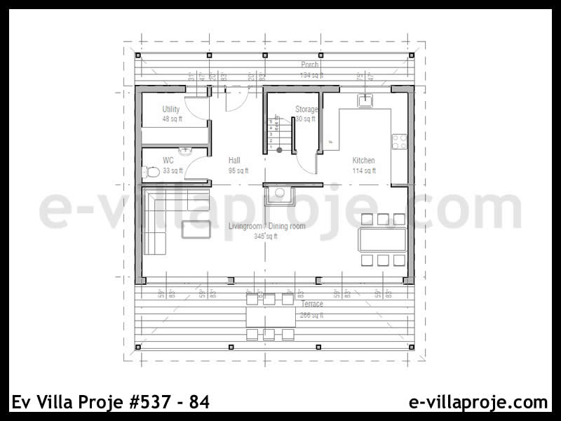 CVL-537-84 Kat Planı ve Görsel 2