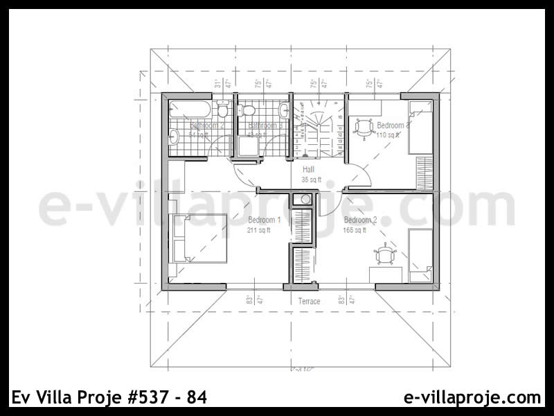 CVL-537-84 Kat Planı ve Görsel 3