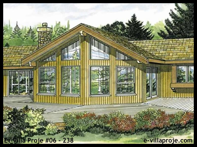 CVL-06-238 • 117 m² 3+1 Tek Katlı Çelik Villa - Mimari Kat Planı ve Dış Cephe