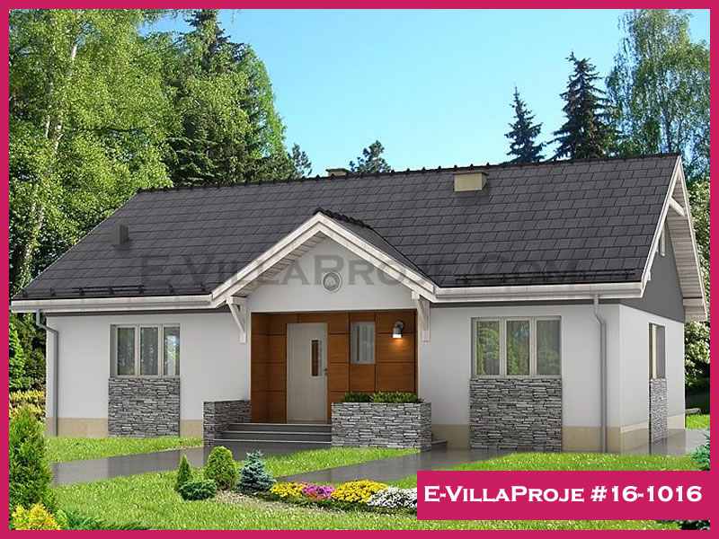 CVL-16-1016 • 117 m² 3+1 Tek Katlı Çelik Villa - Mimari Kat Planı ve Dış Cephe