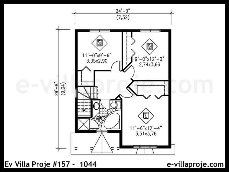 CVL-157-1044 Kat Planı ve Görsel 3