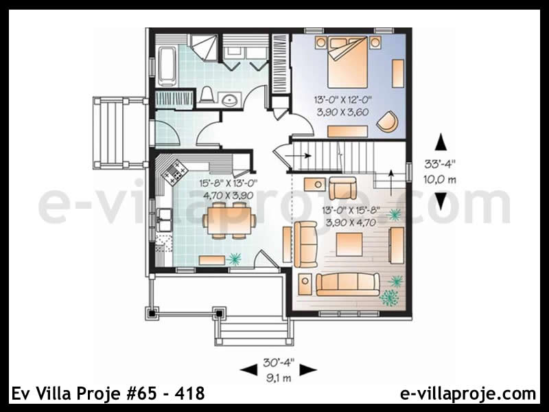 CVL-65-418 Kat Planı ve Görsel 2