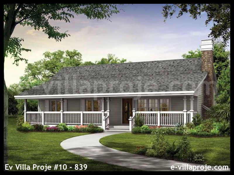 CVL-10-839 • 121 m² 3+1 Tek Katlı Çelik Villa - Mimari Kat Planı ve Dış Cephe