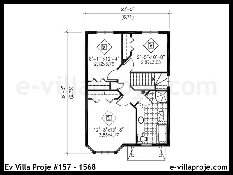 CVL-157-1568 Kat Planı ve Görsel 3