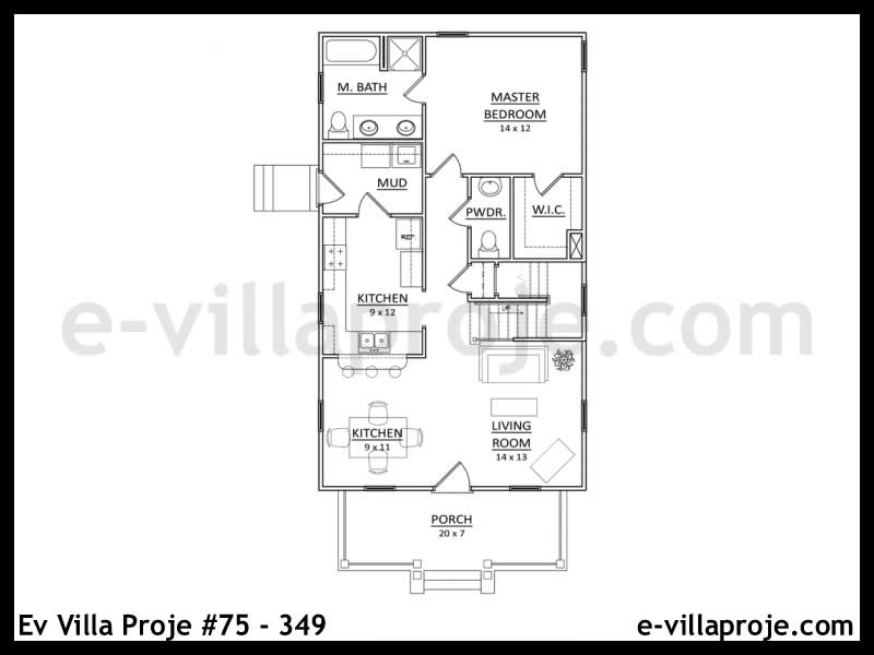 CVL-75-349 Kat Planı ve Görsel 2