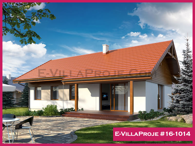 CVL-16-1014 • 125 m² 3+1 Tek Katlı Çelik Villa - Mimari Kat Planı ve Dış Cephe