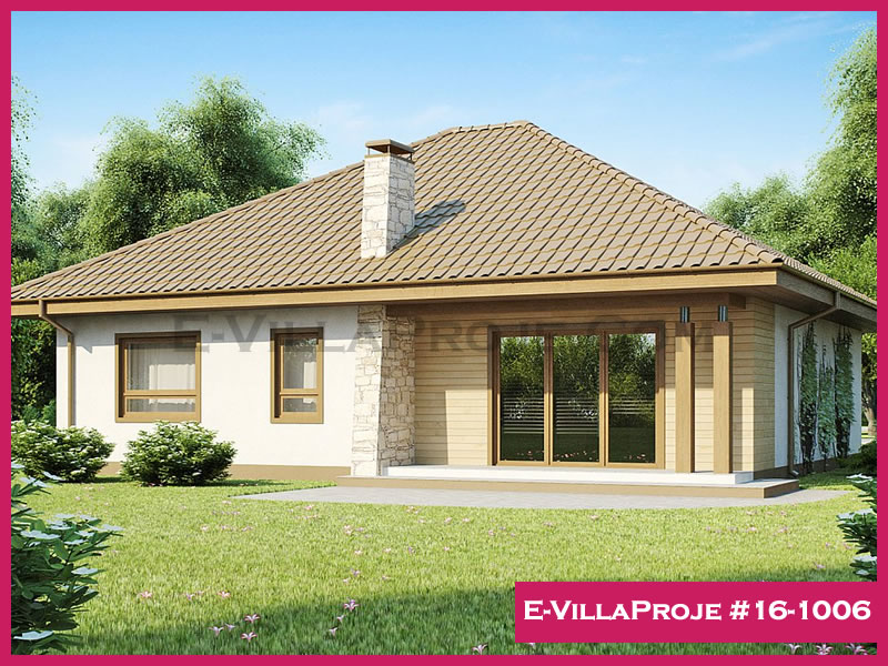 CVL-16-1006 • 127 m² 3+1 Tek Katlı Çelik Villa - Mimari Kat Planı ve Dış Cephe
