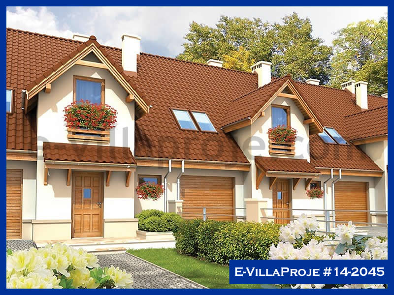 CVL-14-2045 • 127 m² 3+1 Tek Katlı Çelik Villa - Mimari Kat Planı ve Dış Cephe
