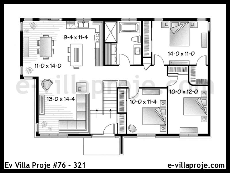 CVL-76-321 Kat Planı ve Görsel 2