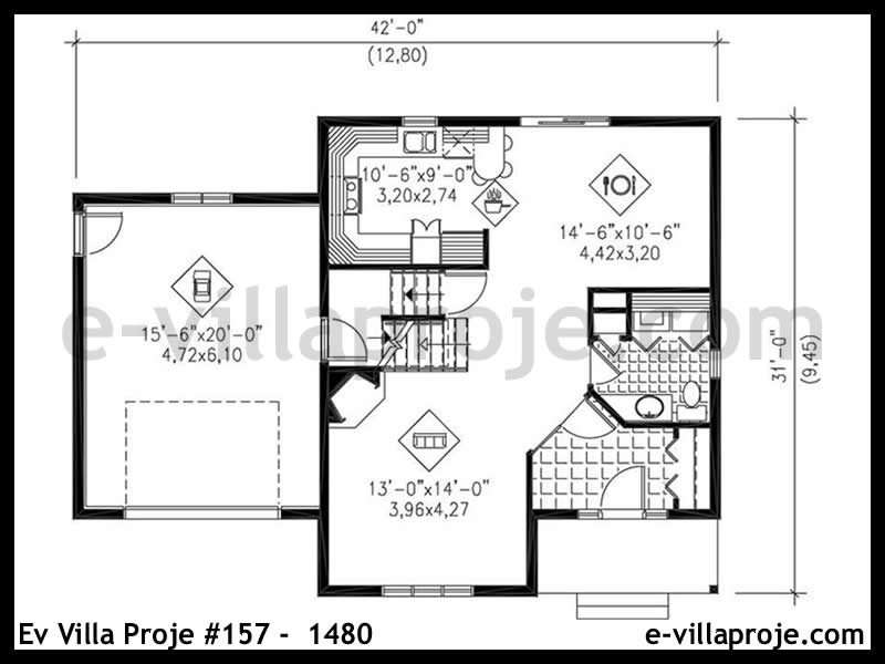CVL-157-1480 Kat Planı ve Görsel 2