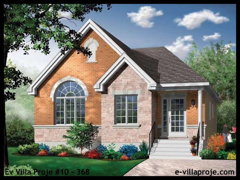 CVL-10-368 • 129 m² 3+1 Tek Katlı Çelik Villa - Mimari Kat Planı ve Dış Cephe