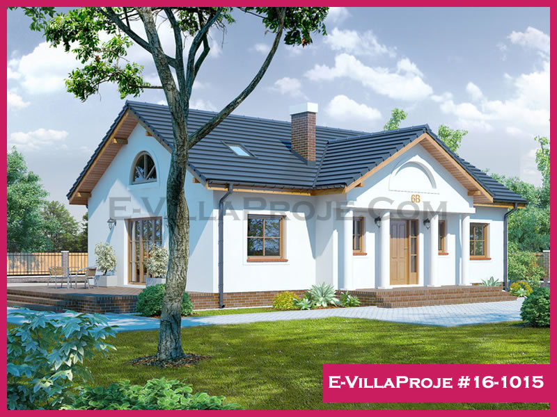 CVL-16-1015 • 129 m² 3+1 Tek Katlı Çelik Villa - Mimari Kat Planı ve Dış Cephe