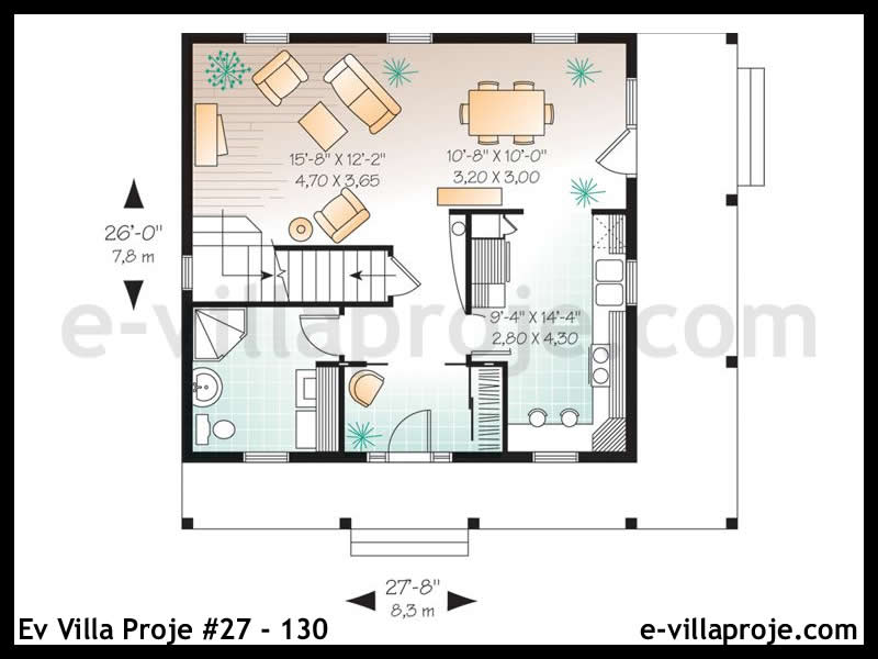 CVL-27-130 Kat Planı ve Görsel 2