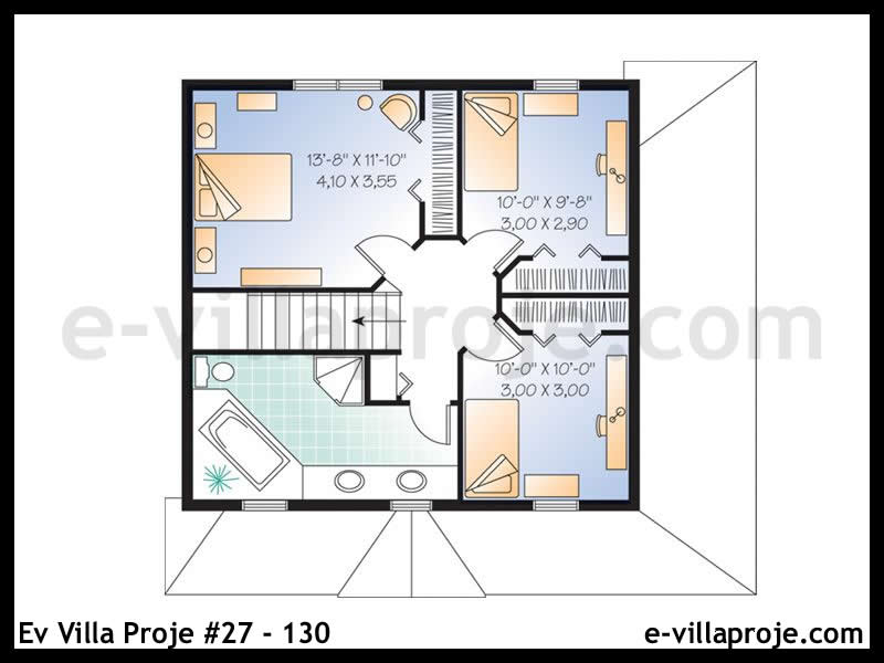 CVL-27-130 Kat Planı ve Görsel 3