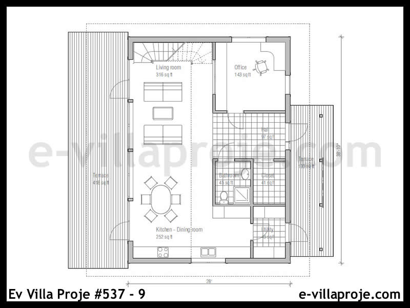 CVL-537-9 Kat Planı ve Görsel 2