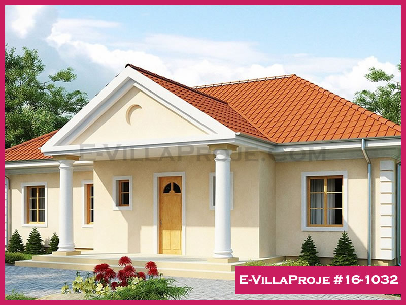 CVL-16-1032 • 134 m² 3+1 Tek Katlı Çelik Villa - Mimari Kat Planı ve Dış Cephe