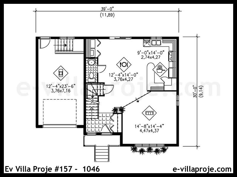 CVL-157-1046 Kat Planı ve Görsel 2