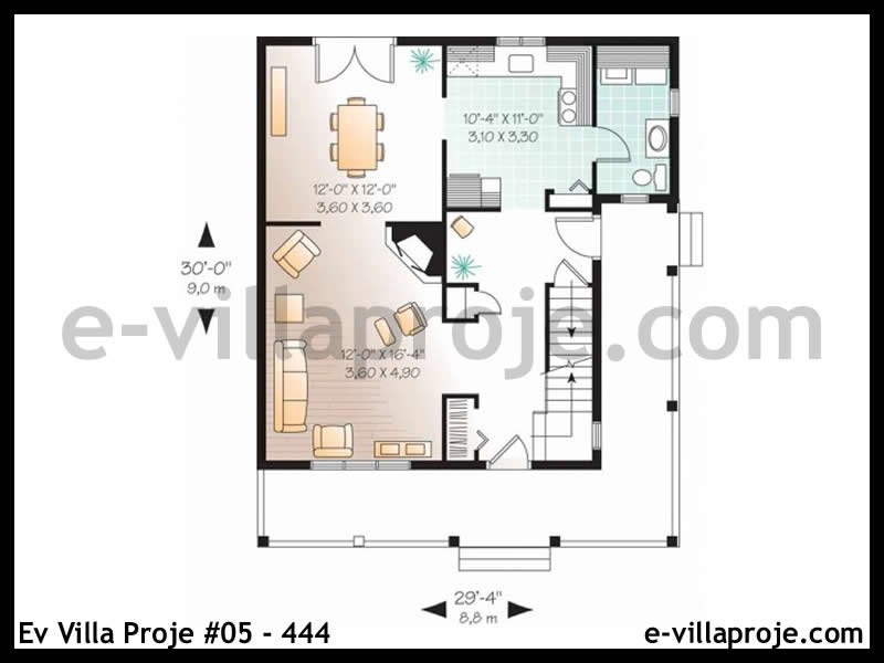 CVL-05-444 Kat Planı ve Görsel 2