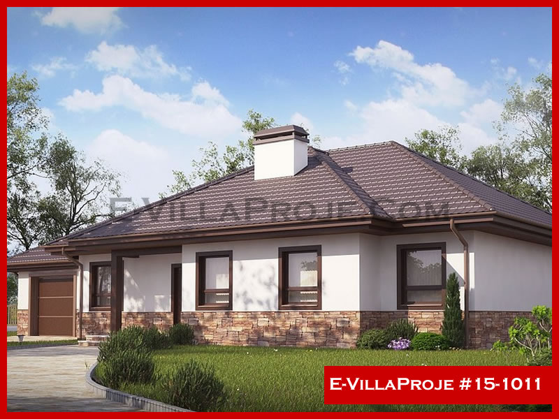 CVL-15-1011 • 137 m² 3+1 Tek Katlı Çelik Villa - Mimari Kat Planı ve Dış Cephe