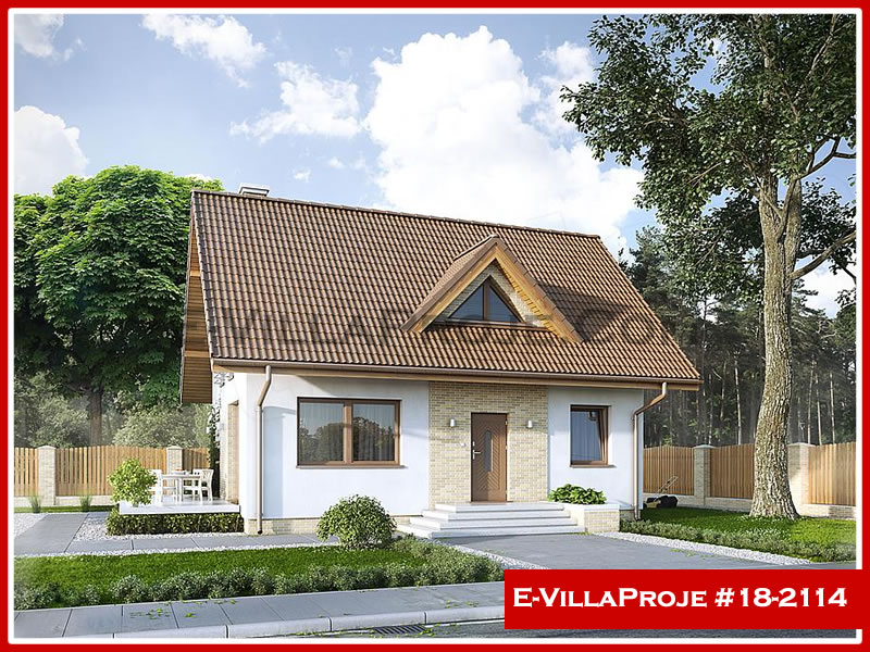 CVL-18-2114 • 138 m² 3+1 Dubleks Çelik Villa - Mimari Kat Planı ve Dış Cephe