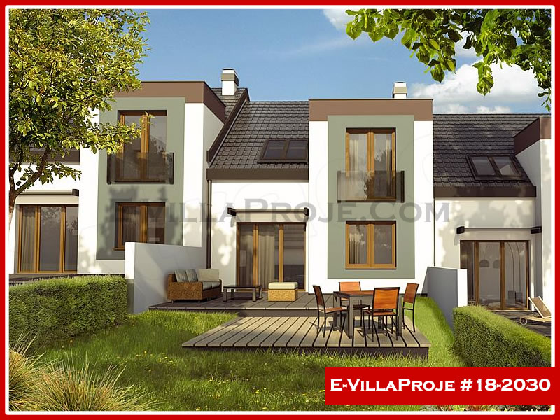 CVL-18-2030 • 138 m² 3+1 Dubleks Çelik Villa - Mimari Kat Planı ve Dış Cephe