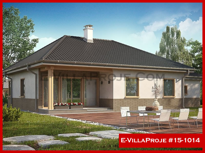CVL-15-1014 • 138 m² 3+1 Tek Katlı Çelik Villa - Mimari Kat Planı ve Dış Cephe