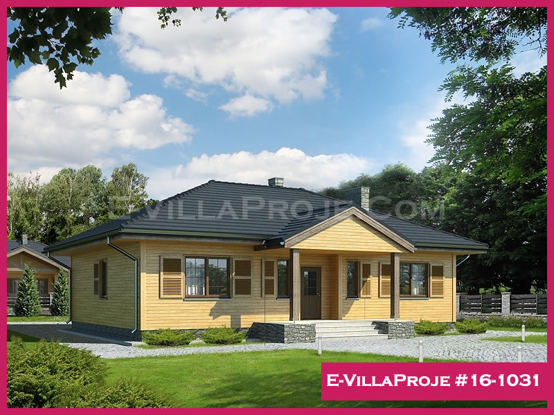 CVL-16-1031 • 139 m² 3+1 Tek Katlı Çelik Villa - Mimari Kat Planı ve Dış Cephe