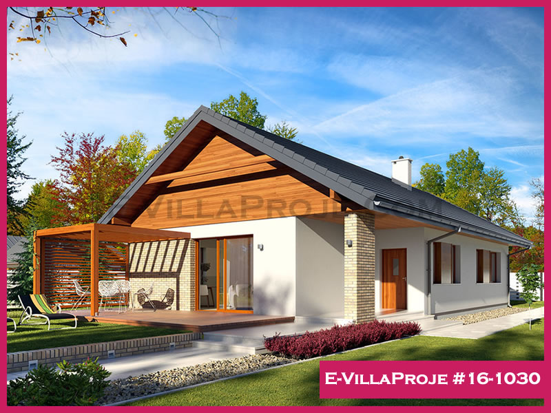 CVL-16-1030 • 139 m² 3+1 Tek Katlı Çelik Villa - Mimari Kat Planı ve Dış Cephe