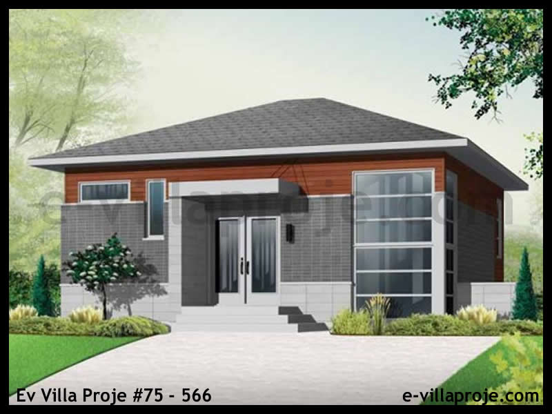 CVL-75-566 • 143 m² 4+1 Dubleks Çelik Villa - Mimari Dış Cephe ve Kat Planı