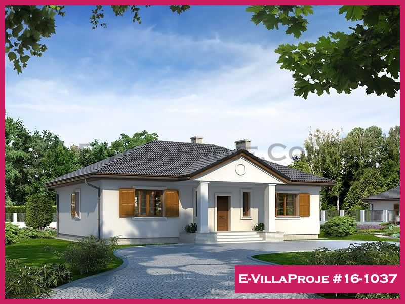 CVL-16-1037 • 143 m² 4+1 Tek Katlı Çelik Villa - Mimari Kat Planı ve Dış Cephe