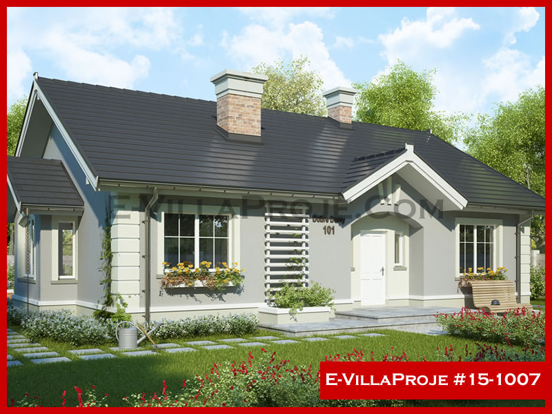 CVL-15-1007 • 144 m² 4+1 Tek Katlı Çelik Villa - Mimari Kat Planı ve Dış Cephe