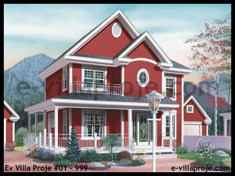 CVL-01-999 • 145 m² 4+1 Dubleks Çelik Villa - Mimari Kat Planı ve Dış Cephe