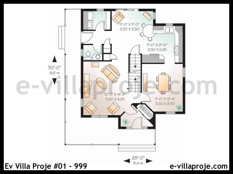 CVL-01-999 Kat Planı ve Görsel 2