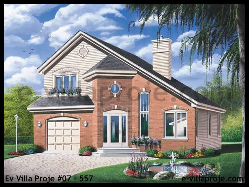 CVL-07-557 • 145 m² 4+1 Dubleks Çelik Villa - Mimari Dış Cephe ve Kat Planı