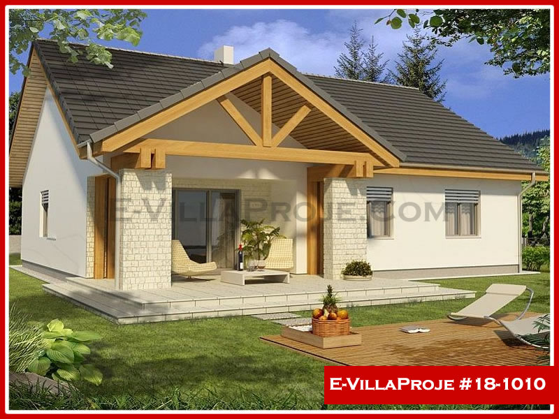 CVL-18-1010 • 145 m² 4+1 Tek Katlı Çelik Villa - Mimari Kat Planı ve Dış Cephe