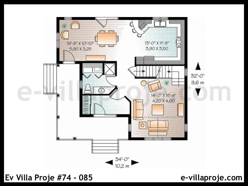 CVL-74-085 Kat Planı ve Görsel 2